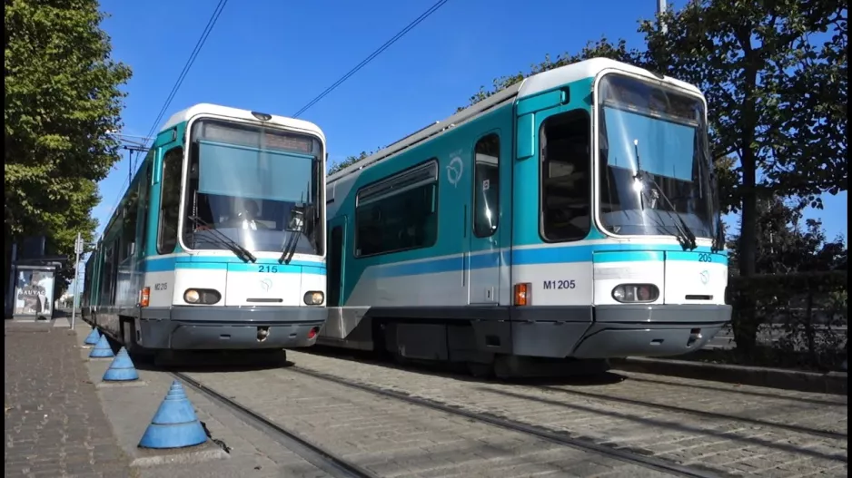 Pariser Straßenbahn – Linie T1 – zwischen La Courneuve und Bobigny