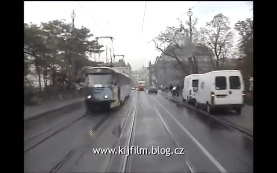 Prag, Straßenbahnlinie 22 im Führerstand. Teil 3