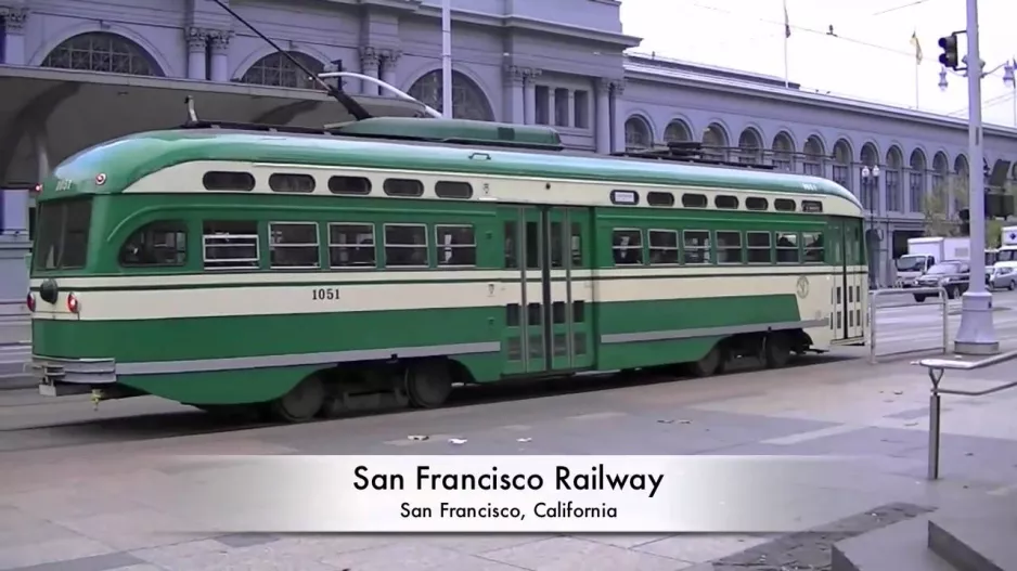 San Francisco, CA PCC Straßenbahnwagen