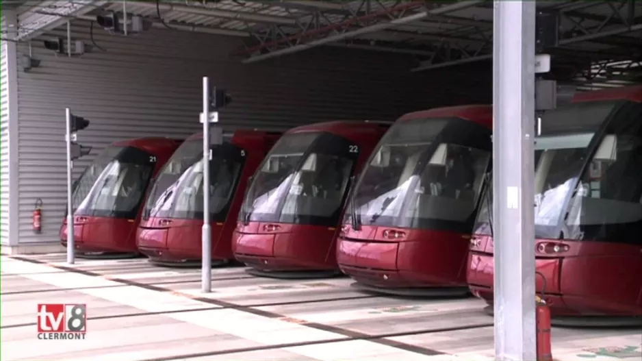 Sommerwartung für die Clermont-Straßenbahn