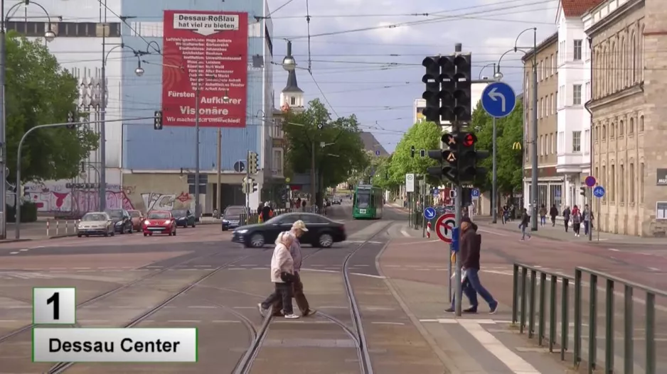 Straßenbahn Dessau linia 1 (2016)