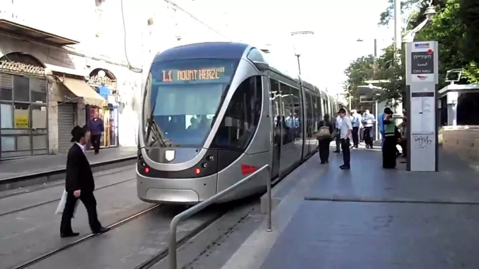 Straßenbahn Jerusalem - Impressionen (2012)