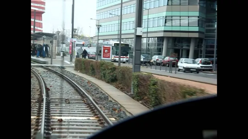 Straßenbahn Lyon Linie T3: Streckenvideo Cabview 2012