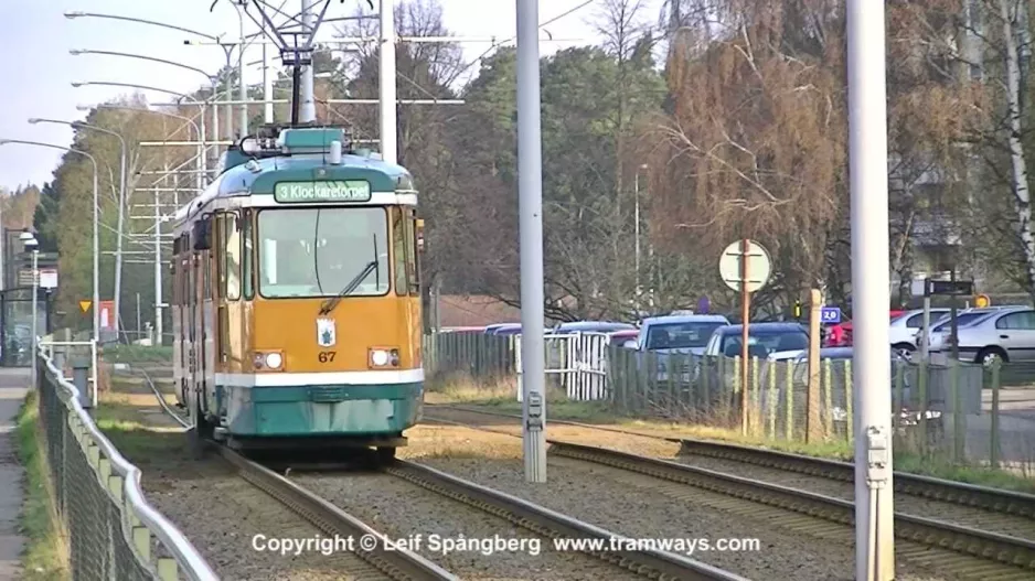 Straßenbahn Norrköping, Grundstück 28, Vidablick – Kapplandsgatan