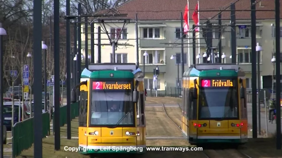 Straßenbahn Norrköping, Teil 15, Gebiet Hageby – Ljura