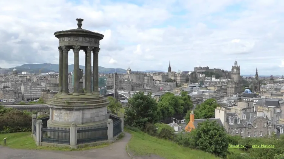 Straßenbahnen in Edinburgh, Schottland 2016