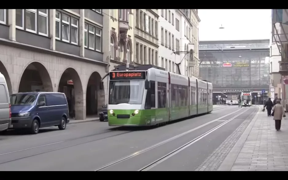 Straßenbahnen in Erfurt (Thüringen, Deutschland)