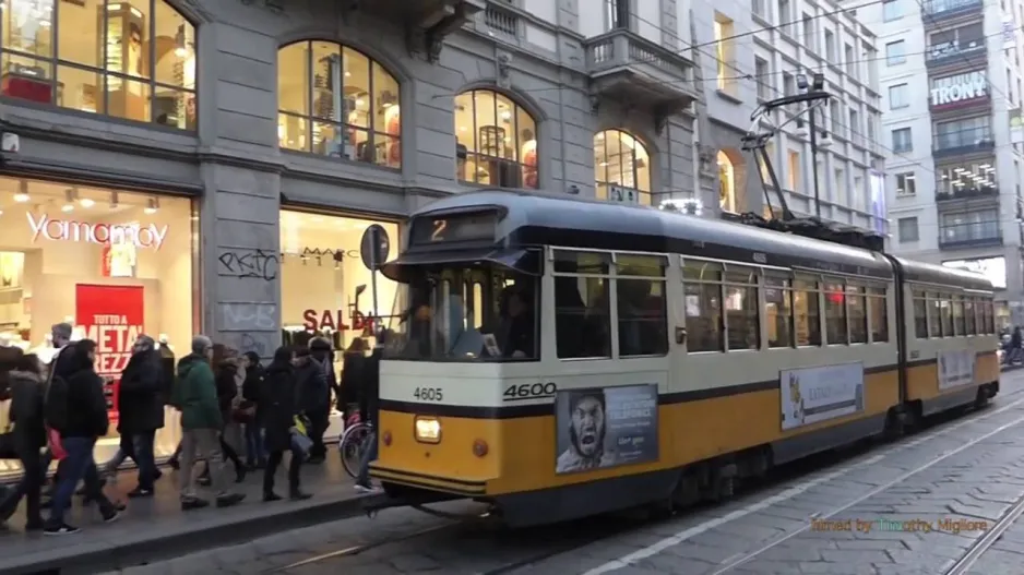 Straßenbahnen in Mailand, Italien – Mailänder Straßenbahnnetz (2016)