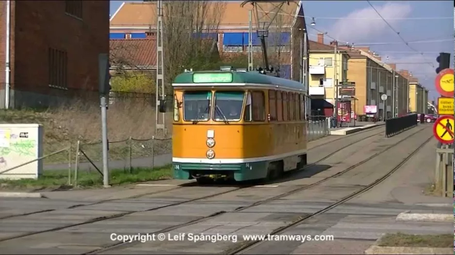 Straßenbahnen von Norrköping, Teil 31, Hagagatan – Hagaskolan