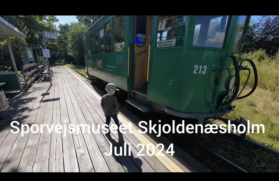 Straßenbahnmuseum Skjoldenæsholm August 2024