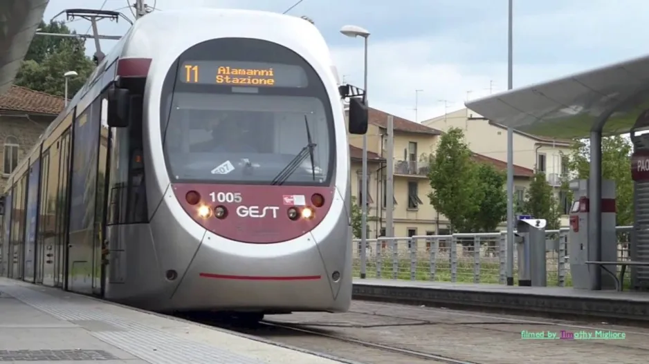 Straßenbahnnetz Florenz 2016 – Straßenbahnen in Florenz, Italien in 1080p