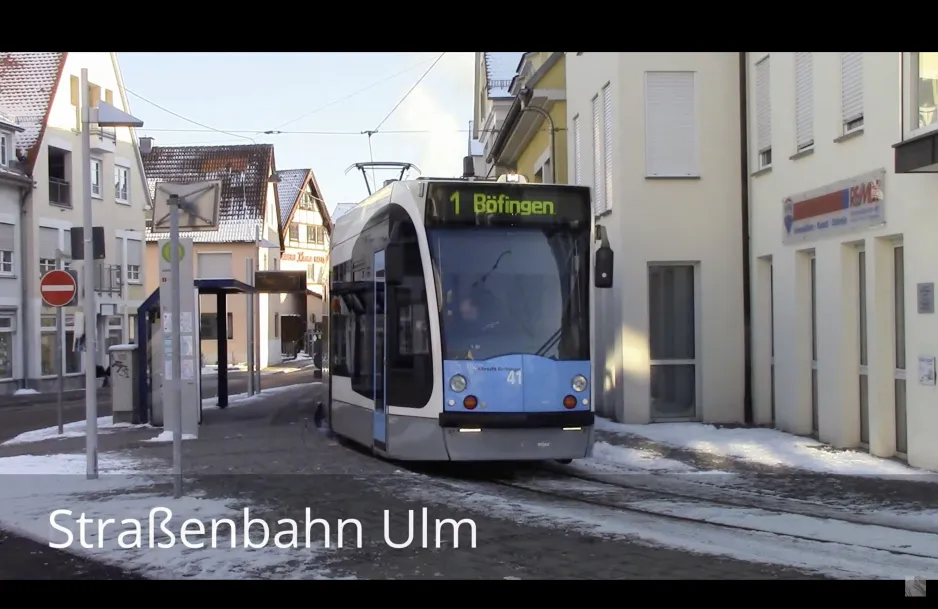 Szenen aus dem Ulmer Straßenbahn