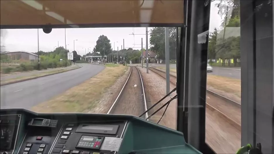 Taxifahrt mit der Londoner Tramlink - New Addington nach Wimbledon