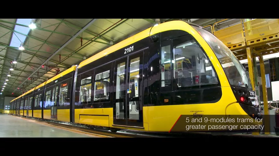 Urbos Straßenbahnen für BKK, Ungarn (2018)