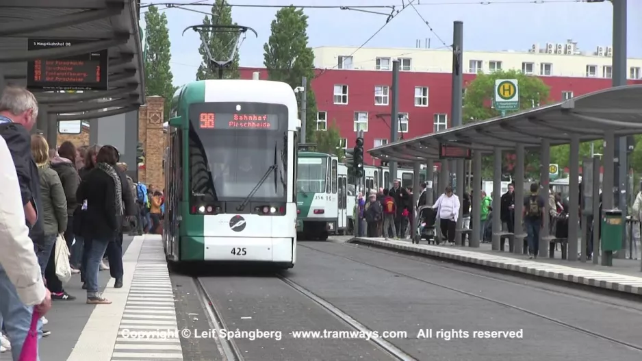 ViP Potsdam Strassenbahn at Hauptbahnhof, Potsdam, Deutschland