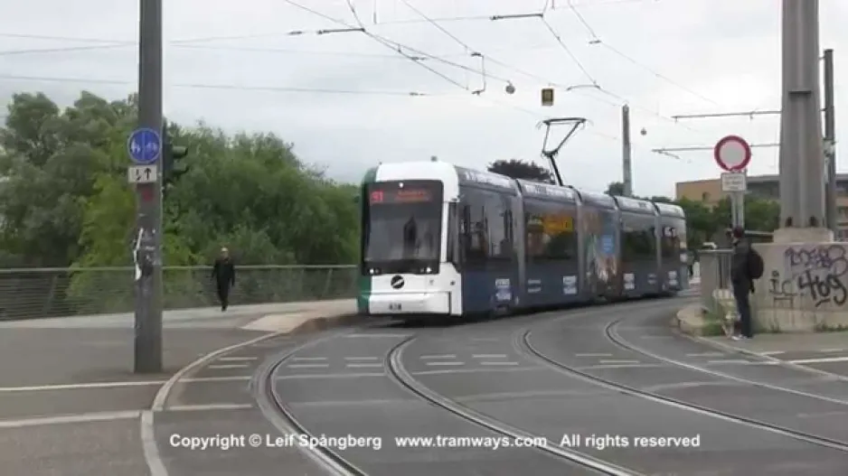 ViP Potsdam Strassenbahn at Lange Brücke - Alter Markt, Potsdam, Deutschland