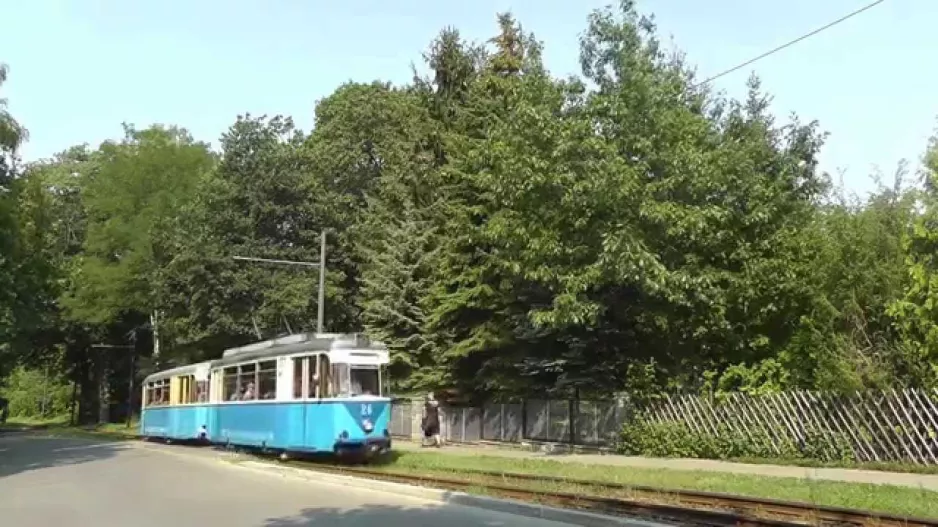 Woltersdorfer Straßenbahn - Kurzimpressionen mit historischen Fahrzeugen (2015)